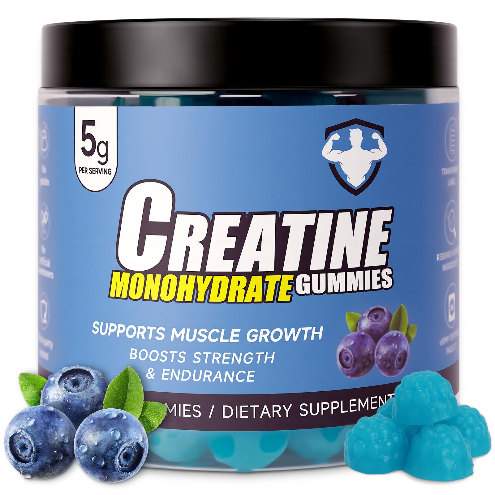 Bruce & Shark Creatine Monohydrate Gummy 150 Count