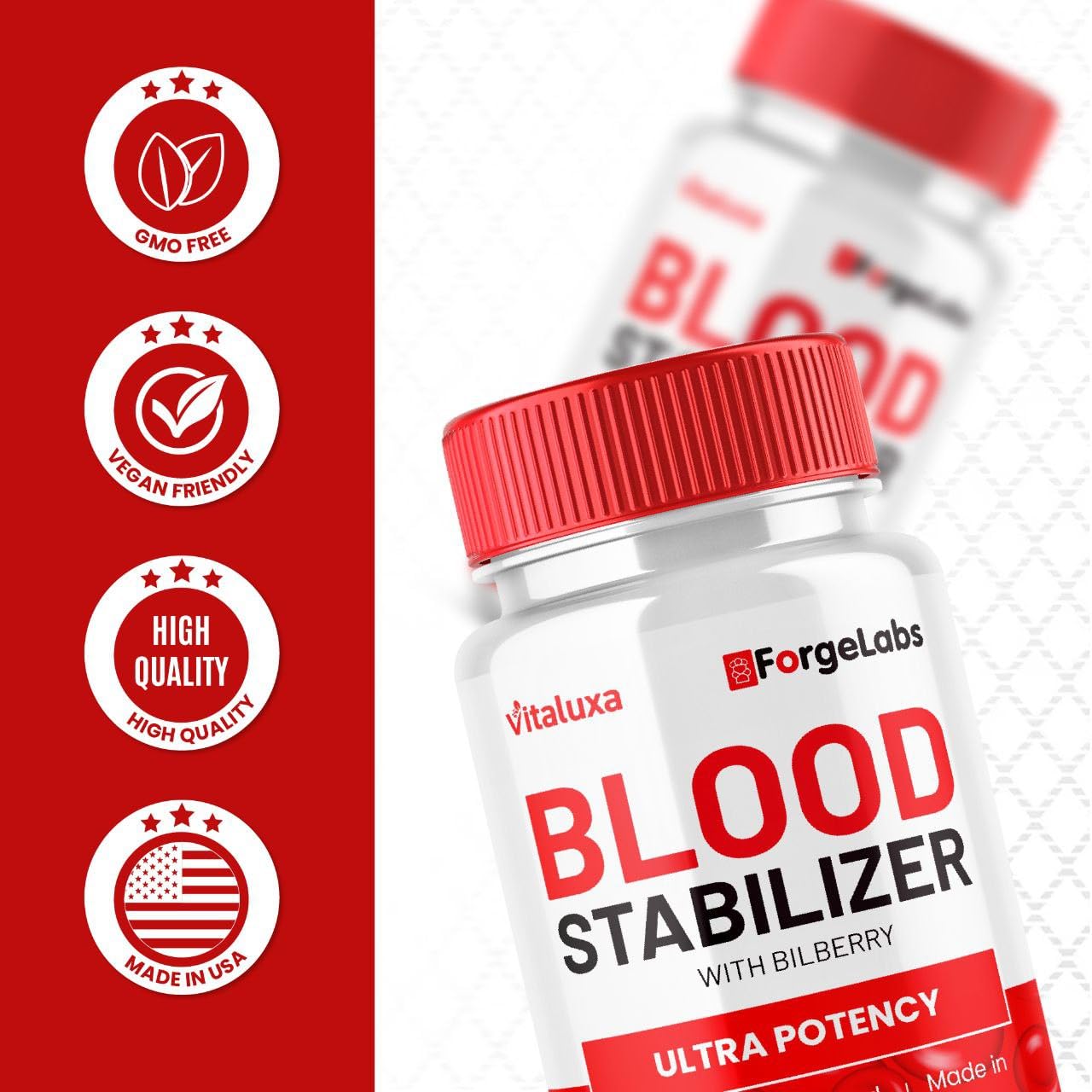 Vitaluxa Blood Stabilizer Capsules, 60 Count