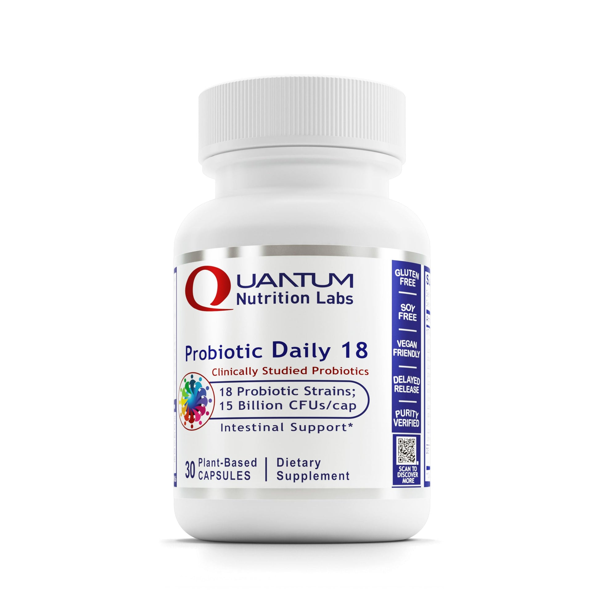 Quantum Nutrition Probiotic Daily 18 Capsules, 30 Count