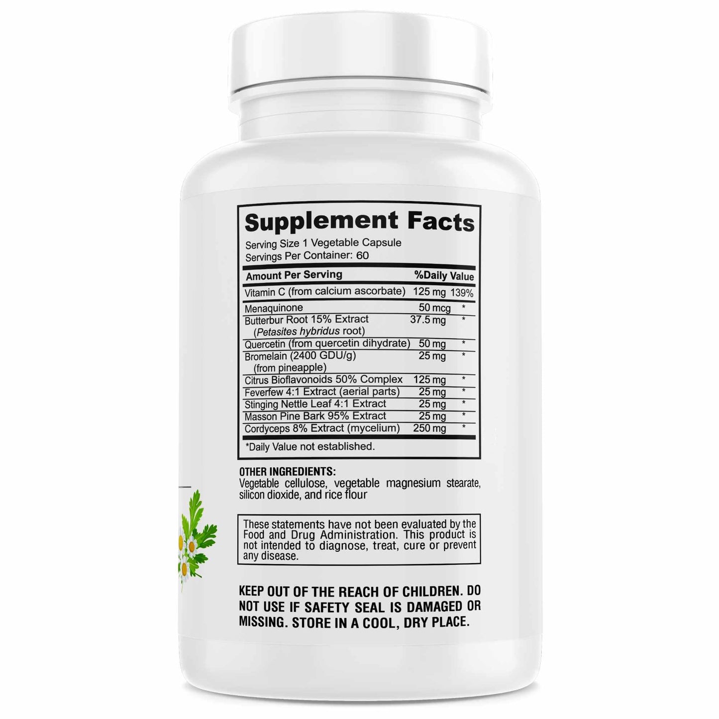 GENIUS HERBALS Lung Support Capsule, 60 Capsules