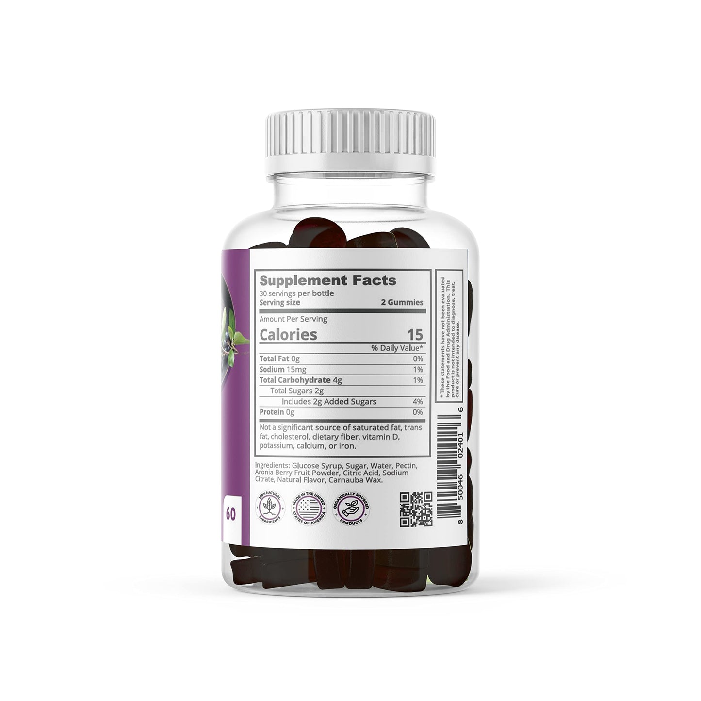 Aronia Nutrition SuperBerry Gummy 60 Count