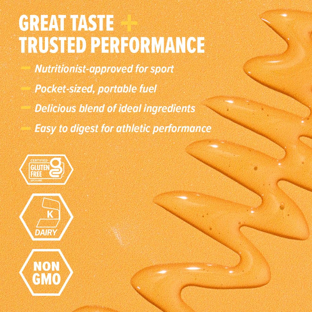 Honey Stinger Energy Gel Variety Pack of 24, 12 Packs Each of Gold and Organic Fruit Smoothie, Gluten Free & Caffeine Free, Sports Nutrition for Home & Gym, Pre and Mid Workout