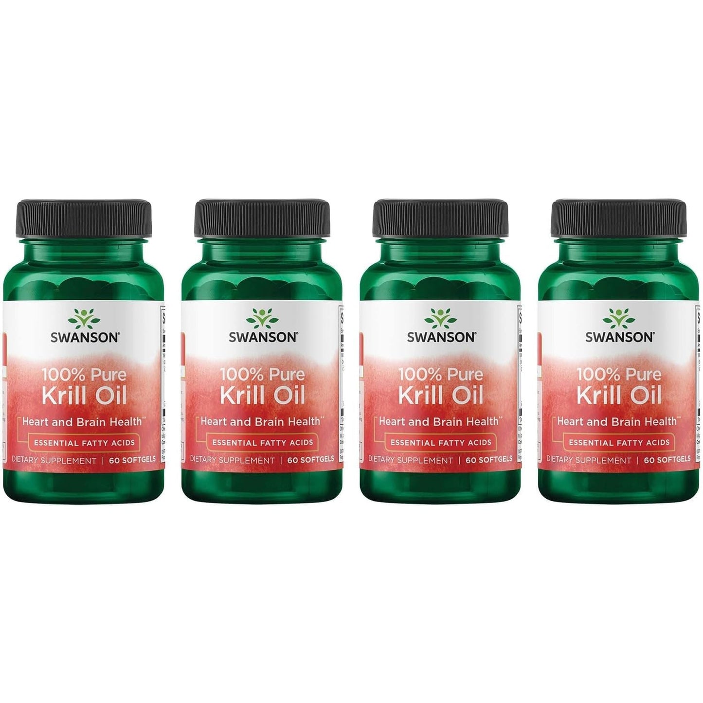 Swanson 100% Pure Krill Oil 500 mg Softgels, 240 Count