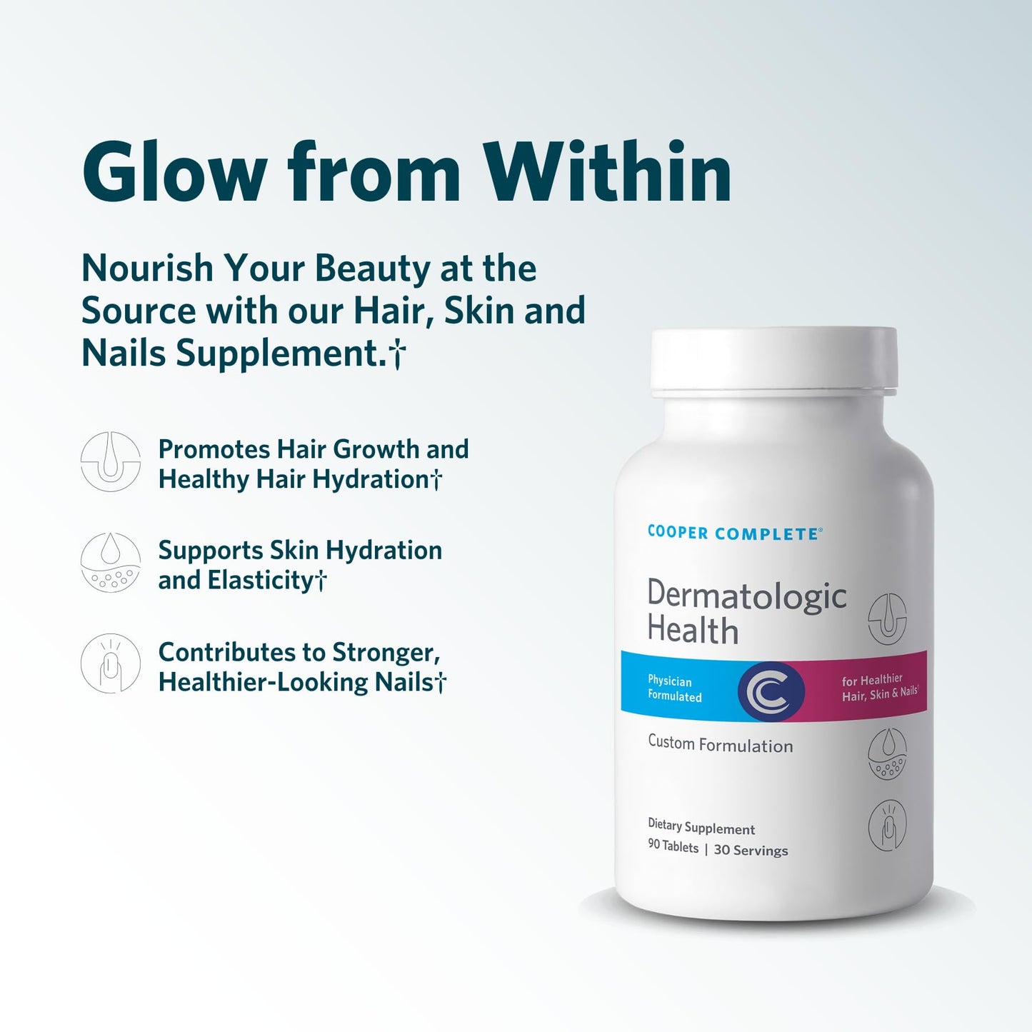 Cooper Complete Dermatologic Health, Skin Hair & Nails Biotin Tablets 180