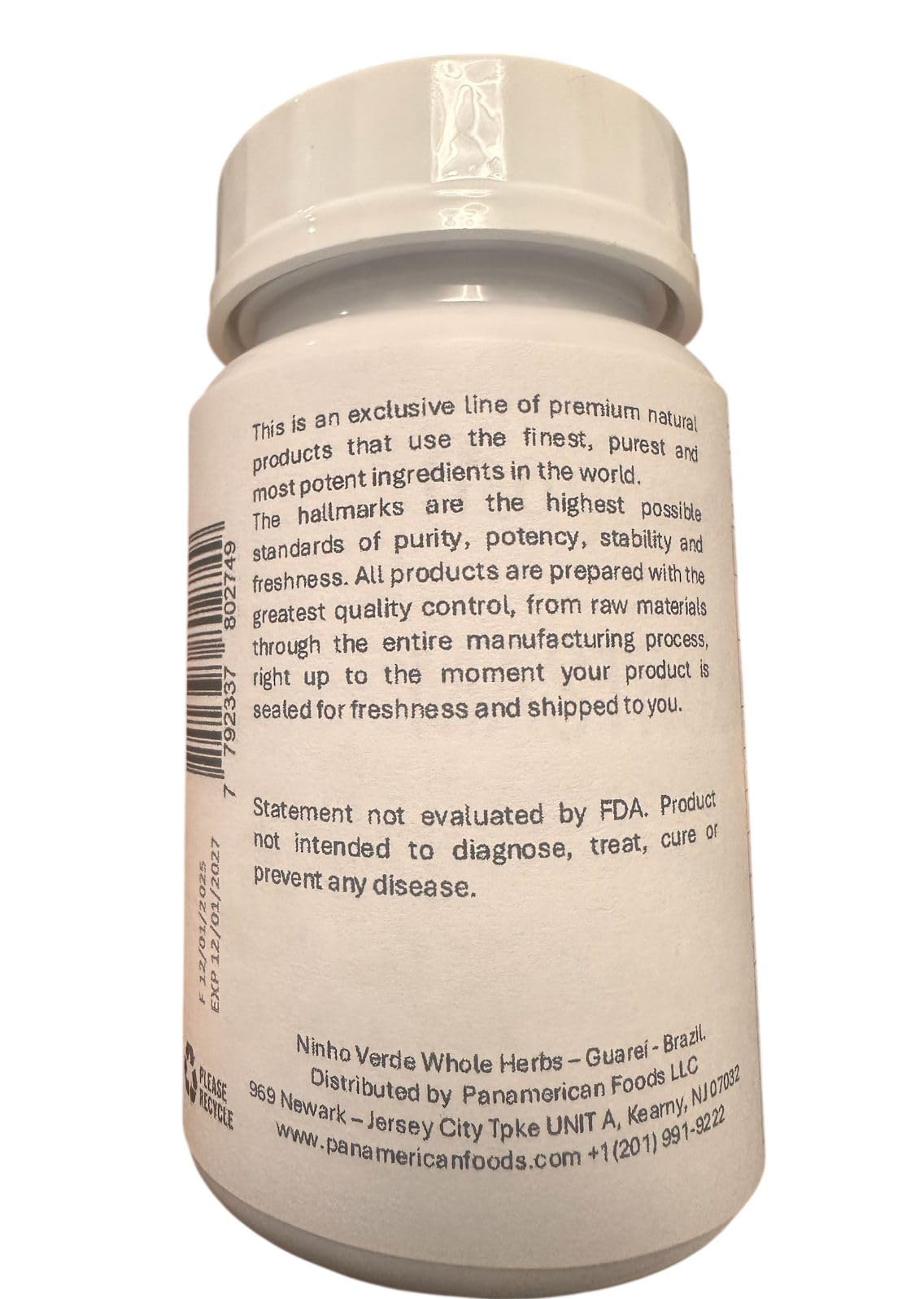 Ninho Verde ESPINHEIRA Santa 500Mg Capsules, 60 Count