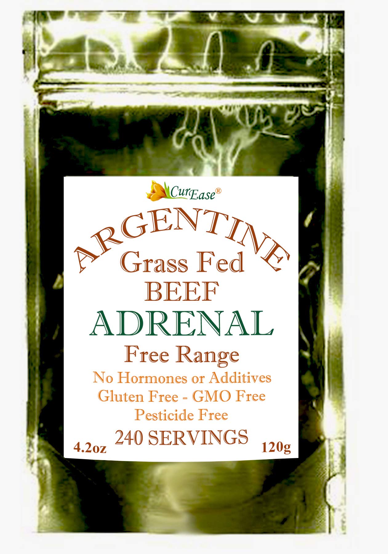 CurEase Argentine Beef Adrenal Powder 4.2 Ounce
