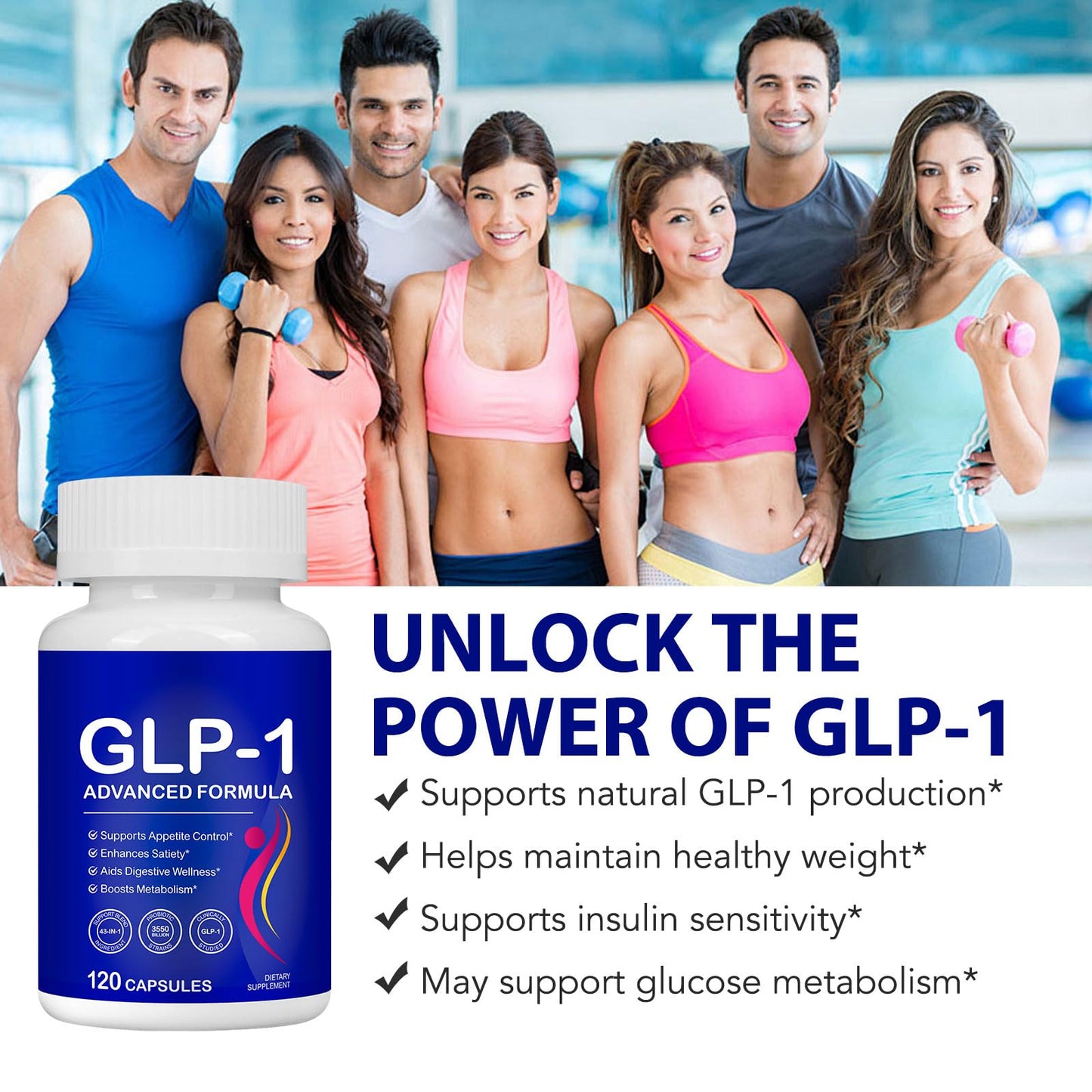 NKKOBSLE GLP-1 Supplement Support Capsule, 60 Capsules