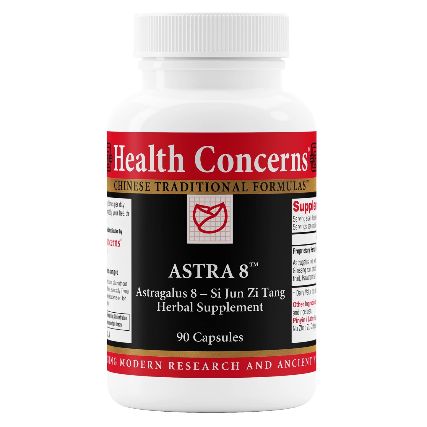 Health Concerns Astra 8 Immune System Support & Fatigue Help Adrenal Fatigue & Energy Boost Supplement Adaptogenic Herbal Blend with Astragalus & Ginseng, 90 Capsules