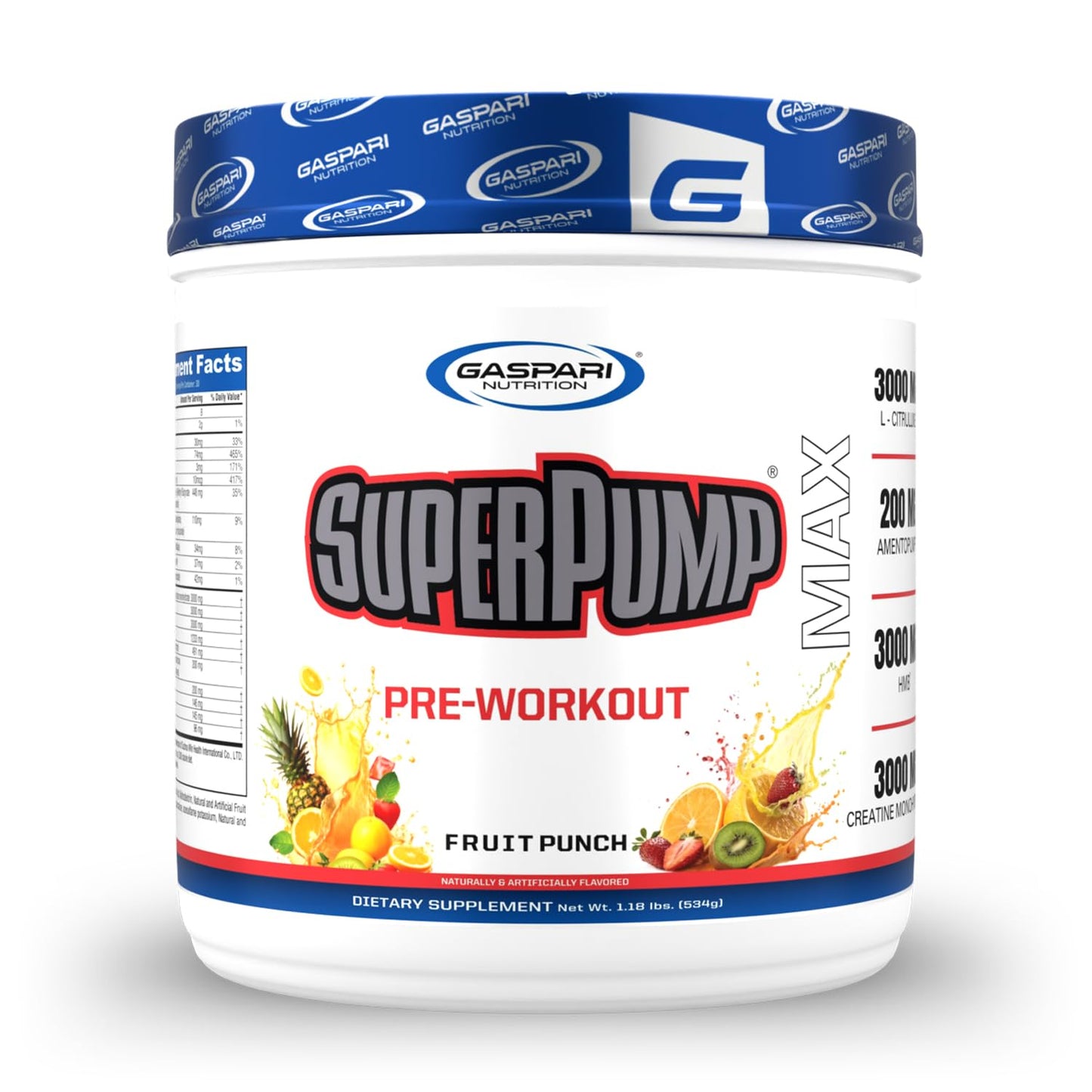Gaspari Nutrition SuperPump MAX Powder, 30 Servings