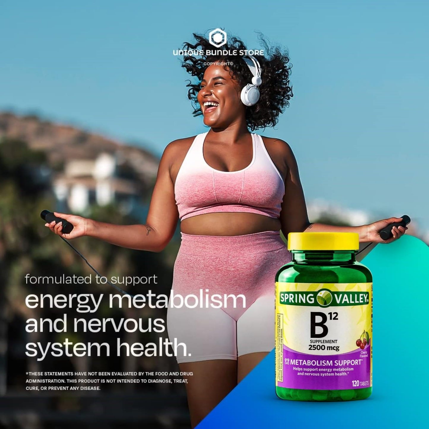Unique Bundle Store Vitamin B12 2500 mcg Quick-Dissolve Tablets, 360 Tablets