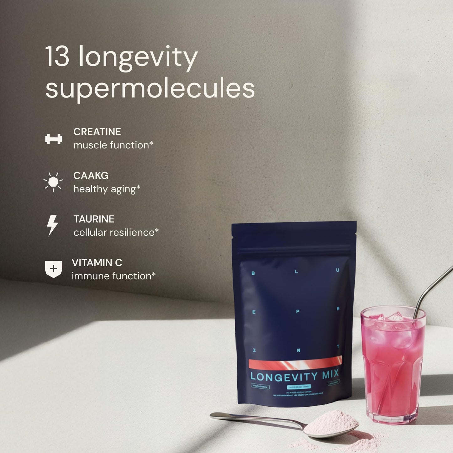 Blueprint Bryan Johnson Longevity Mix Powder 15.4 oz