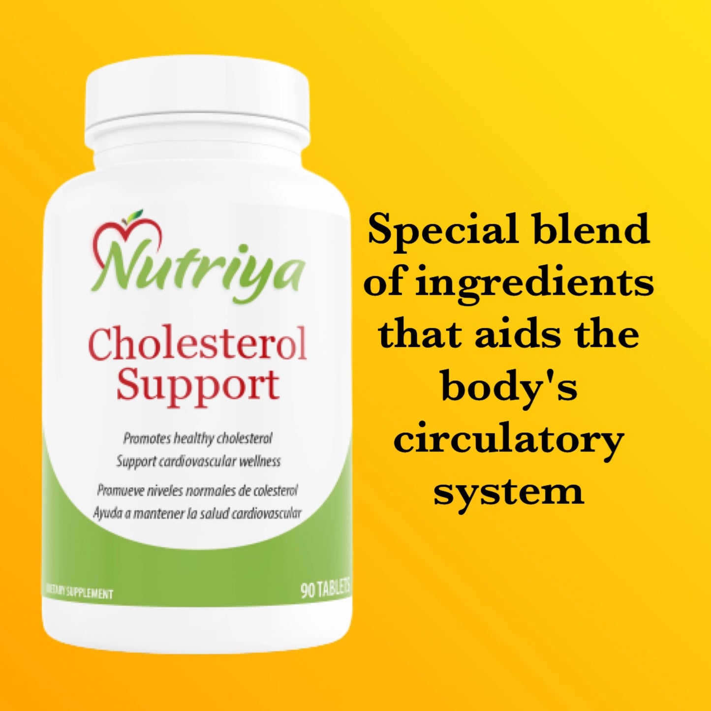 Nutriya Cholesterol Support Tablets 90 Count