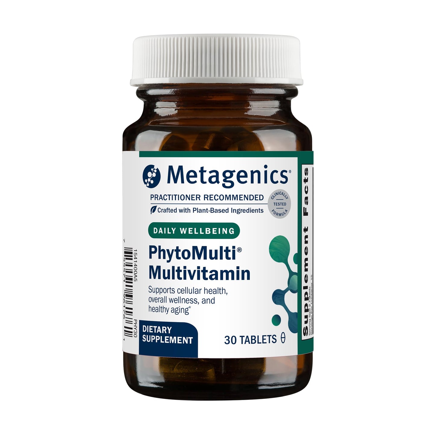 Metagenics PhytoMulti Multivitamin Without Iron Tablet, 30 Tablets