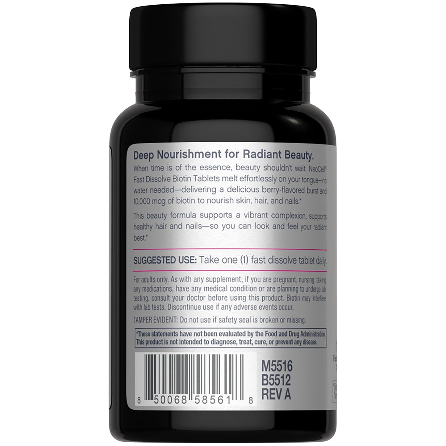NeoCell Biotin 10000mcg Fast Dissolve Tablets, 180 Tablets