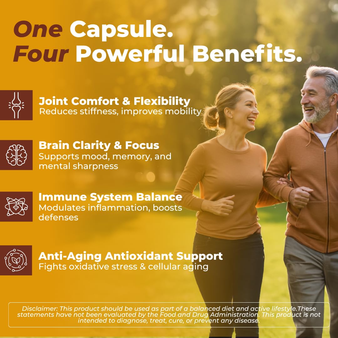 Vital Nutritive Turmeric Curcumin Supplement Capsules 60 Count