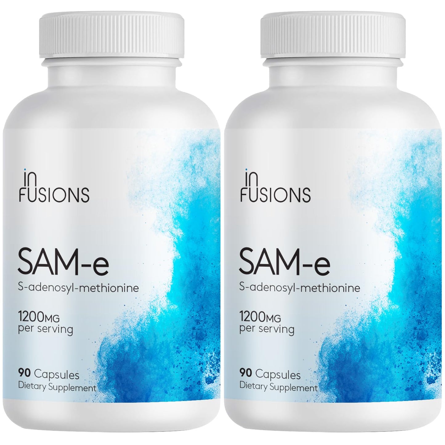 Infusions International Maximum Strength Pure SAM-e 1200mg 90 Vegetable Capsules