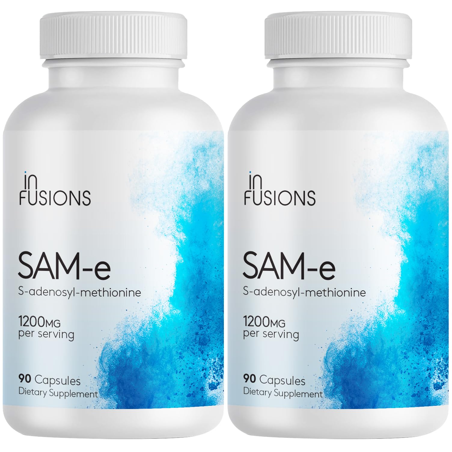 Infusions International Maximum Strength Pure SAM-e 1200mg 90 Vegetable Capsules
