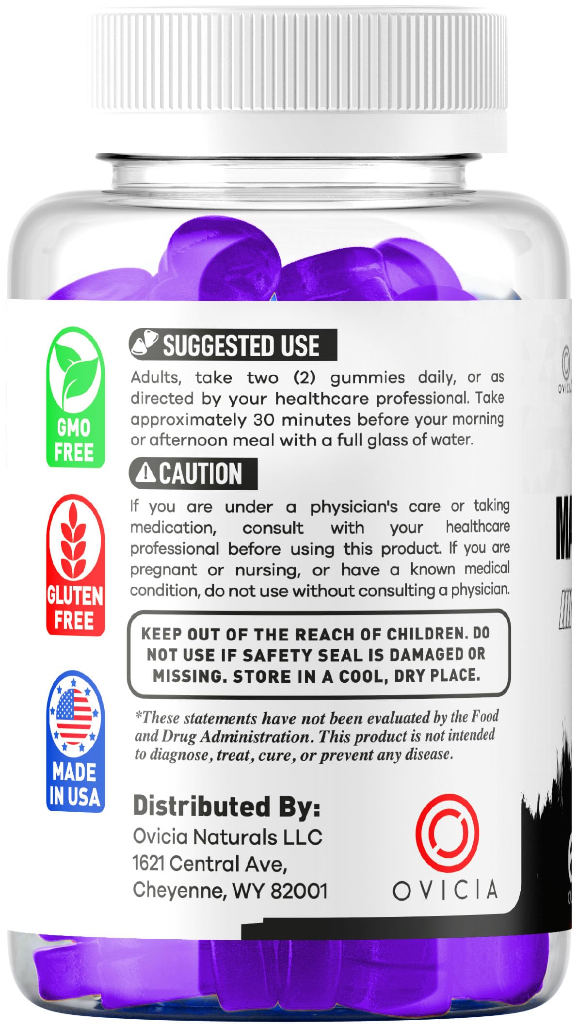 OVICIA RagnarX Gummies Gummy 60 Count