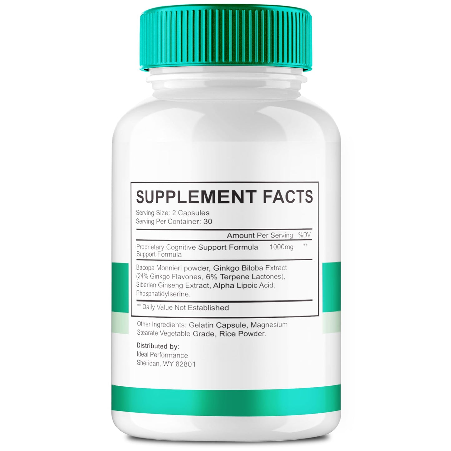 IDEAL PERFORMANCE Vertigenics Brain Health Support, 120 Capsules