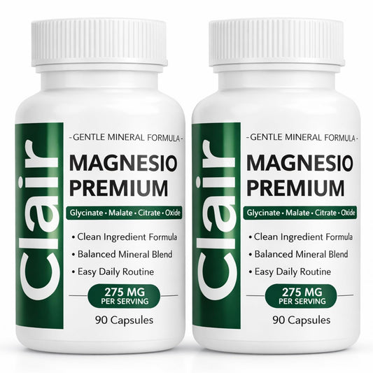Clair Magnesio Magnesium Glycinate Capsules, 90 Count