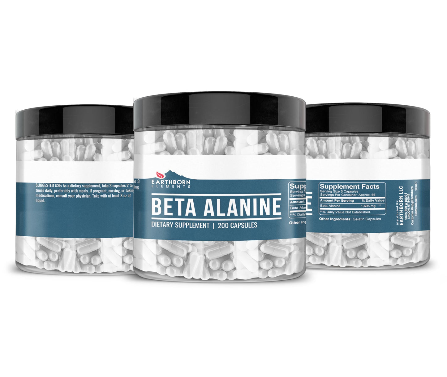 Earthborn Elements Beta-Alanine Capsule 200