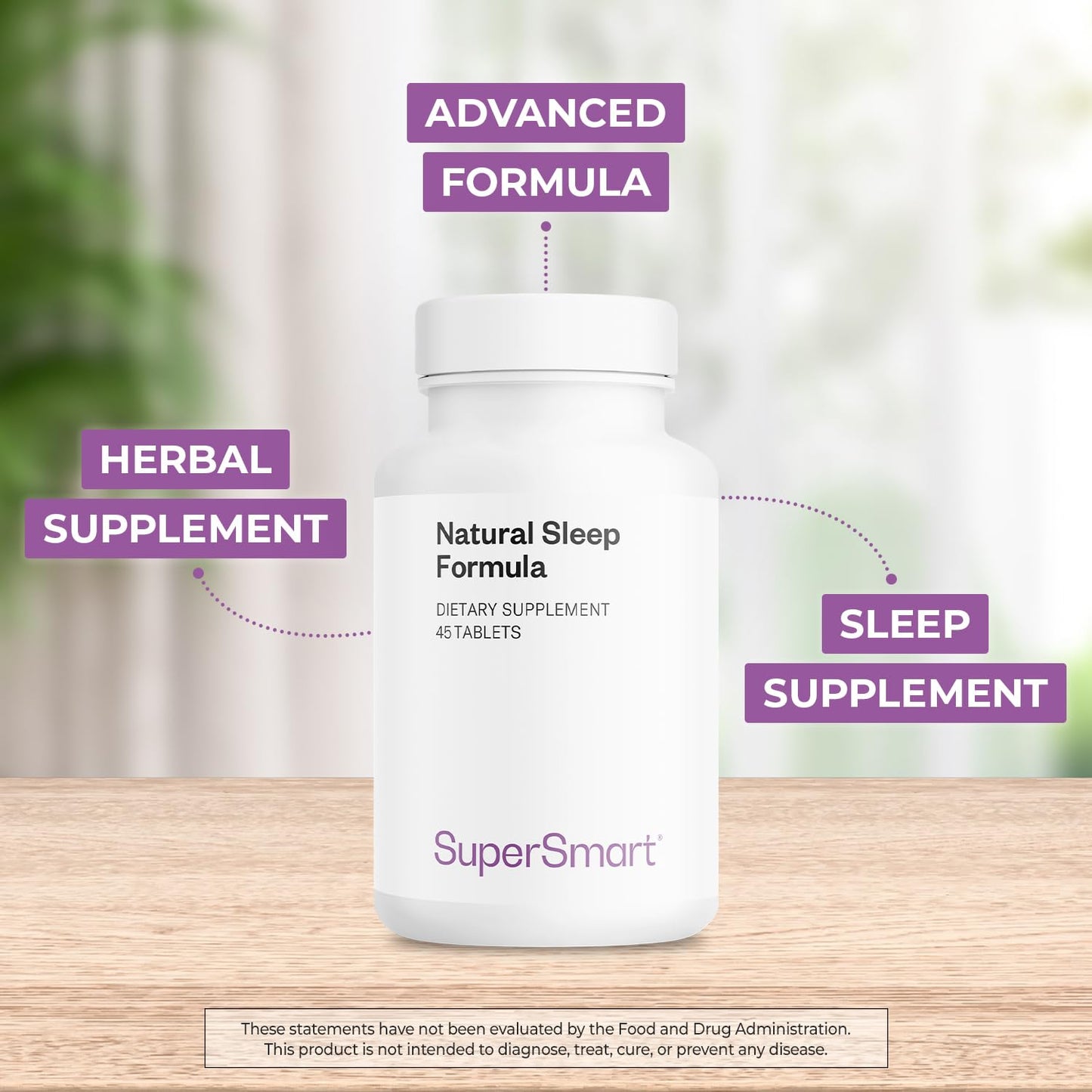 Supersmart Natural Sleep Formula (Advanced Formula) 45 Tablets