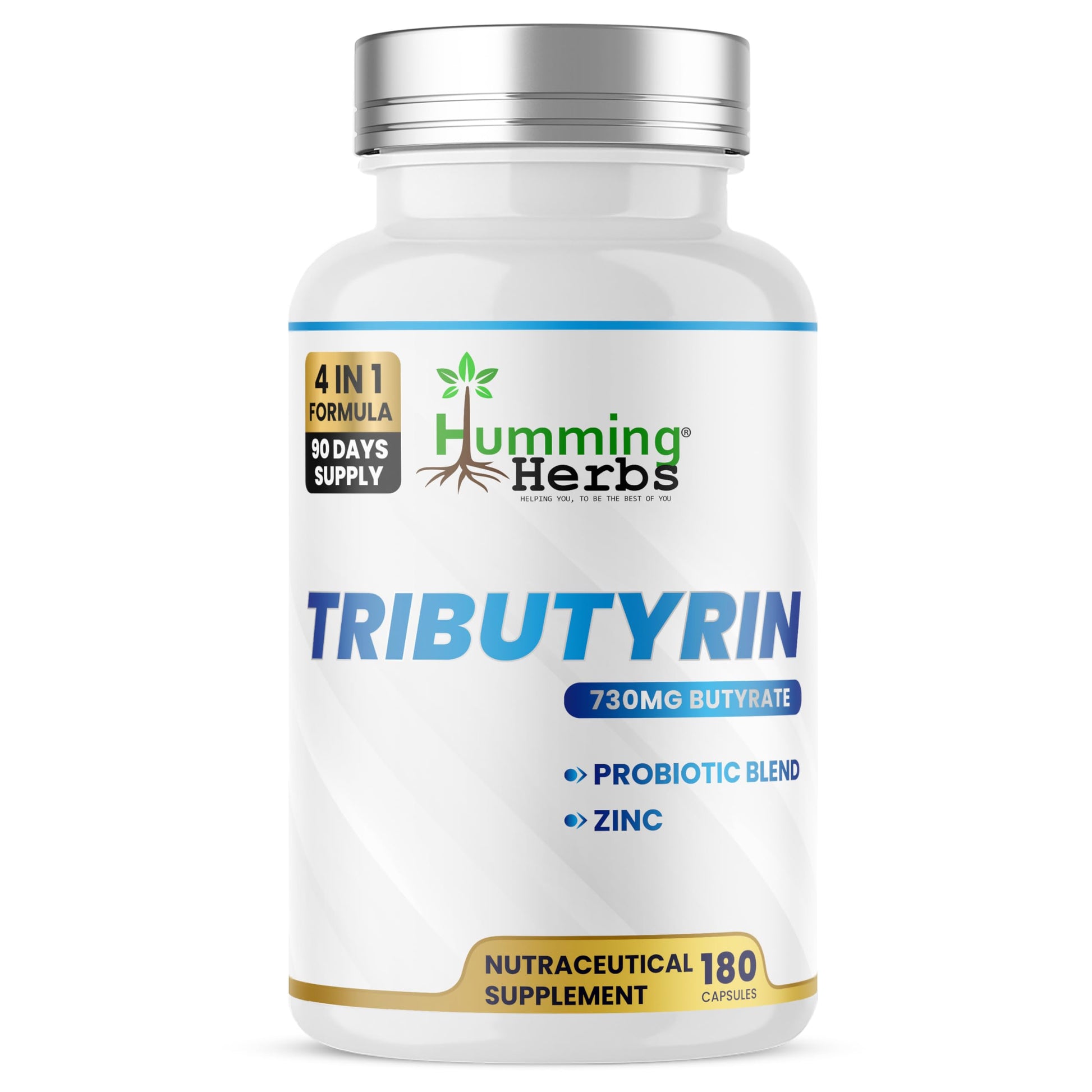 Humming Herbs Tributyrin Complex Capsule, 180 Count