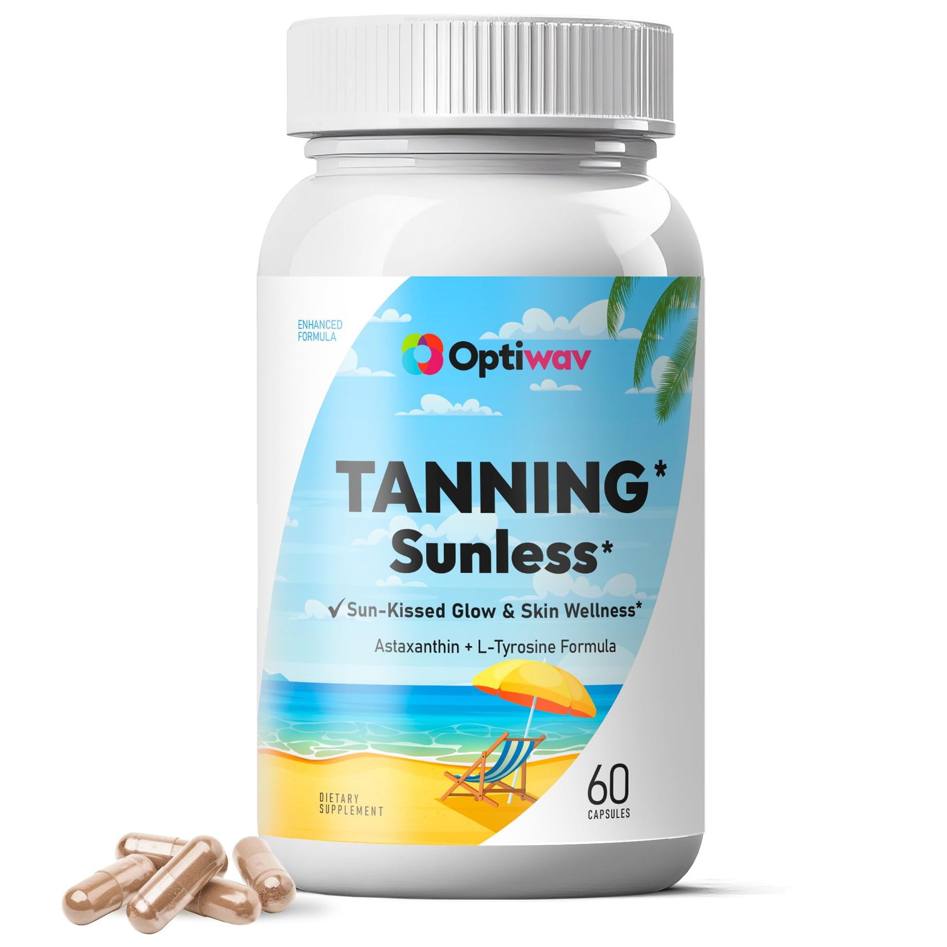 Optiwav Tanning Capsules 60 Count