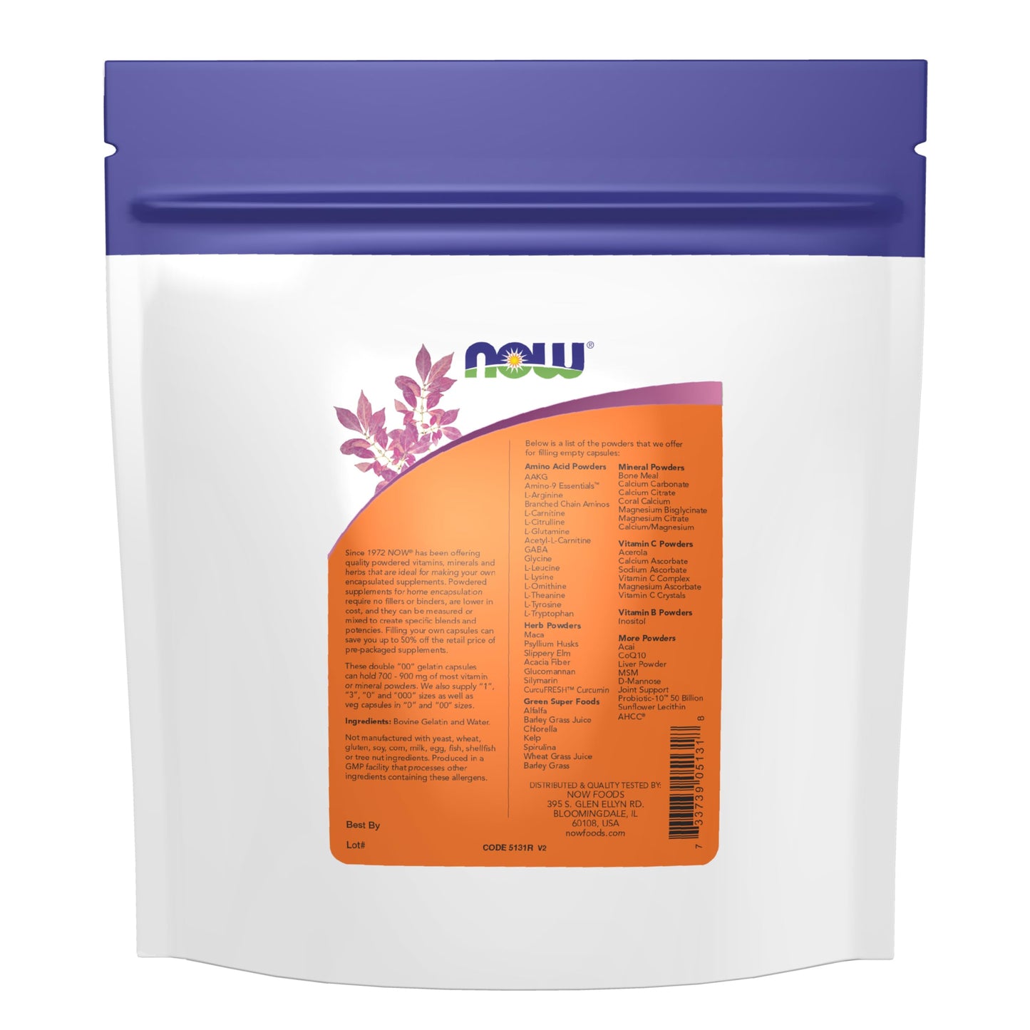 NOW Foods Gelatin Caps Capsule 750