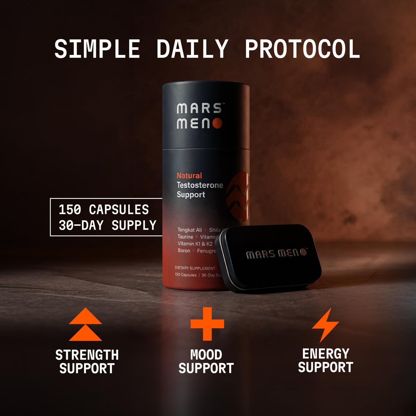 MARS MEN Testosterone Booster for Men 150 Capsules