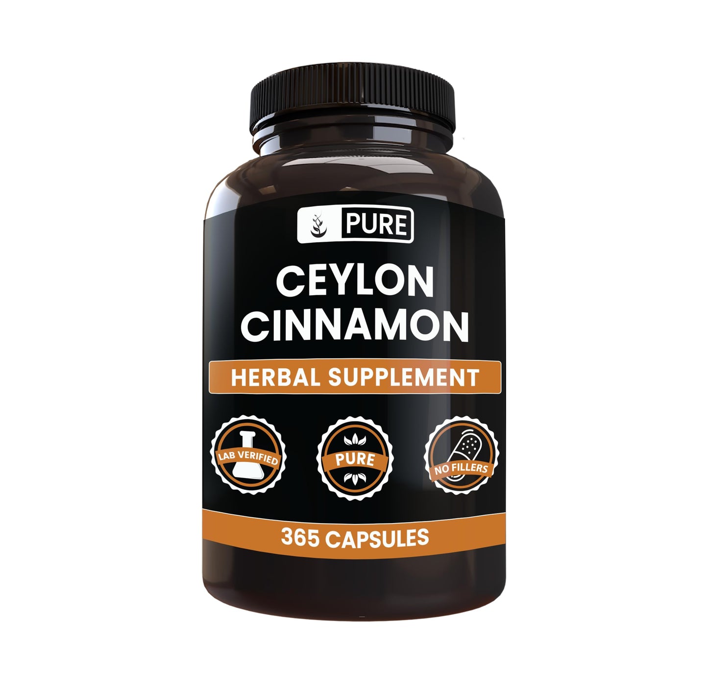 Pure Original Ingredients Ceylon Cinnamon Ground Capsules 365