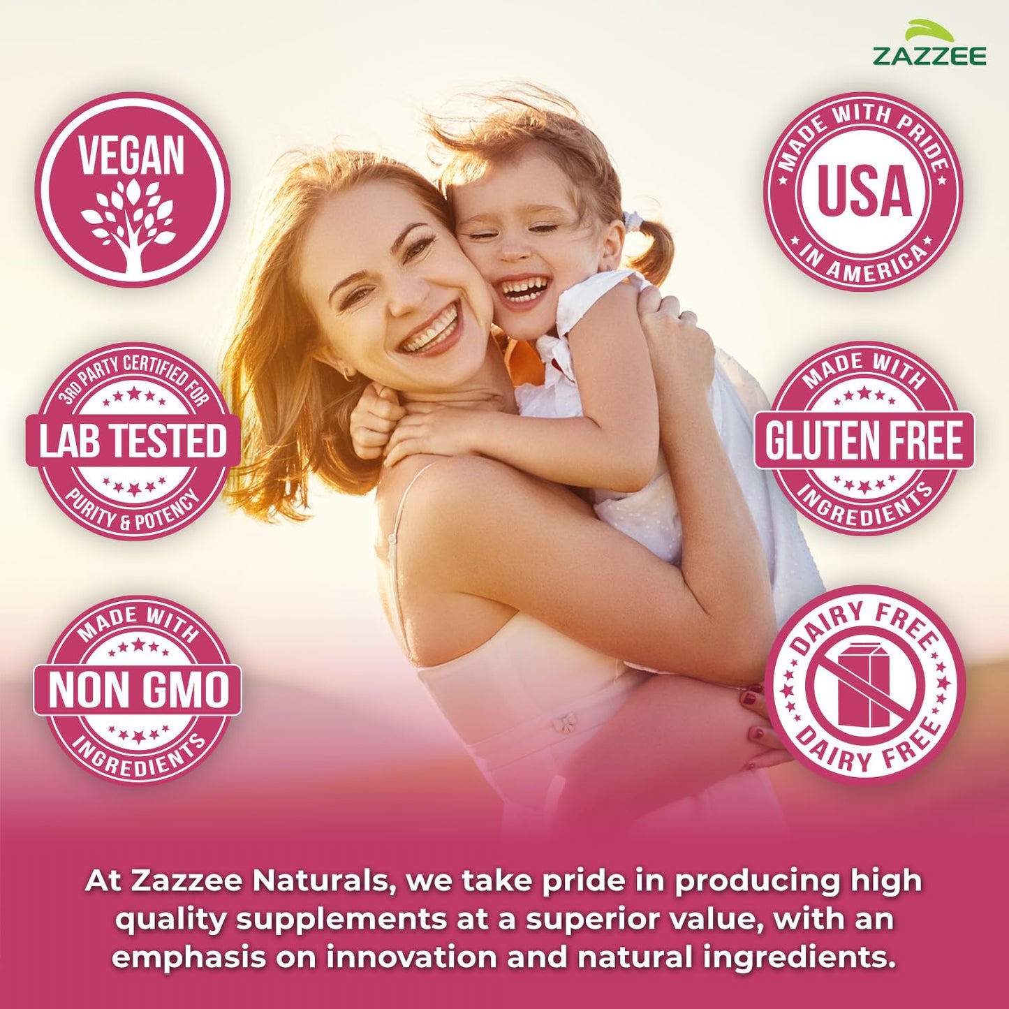 Zazzee Myo & D-Chiro Inositol Ideal 40:1 Ratio with Vitamin D3 & Folate Capsules, 120