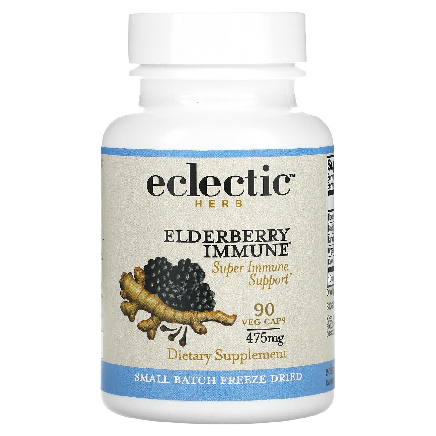 Eclectic Institute Elderberry Immune Capsules, 90 Count
