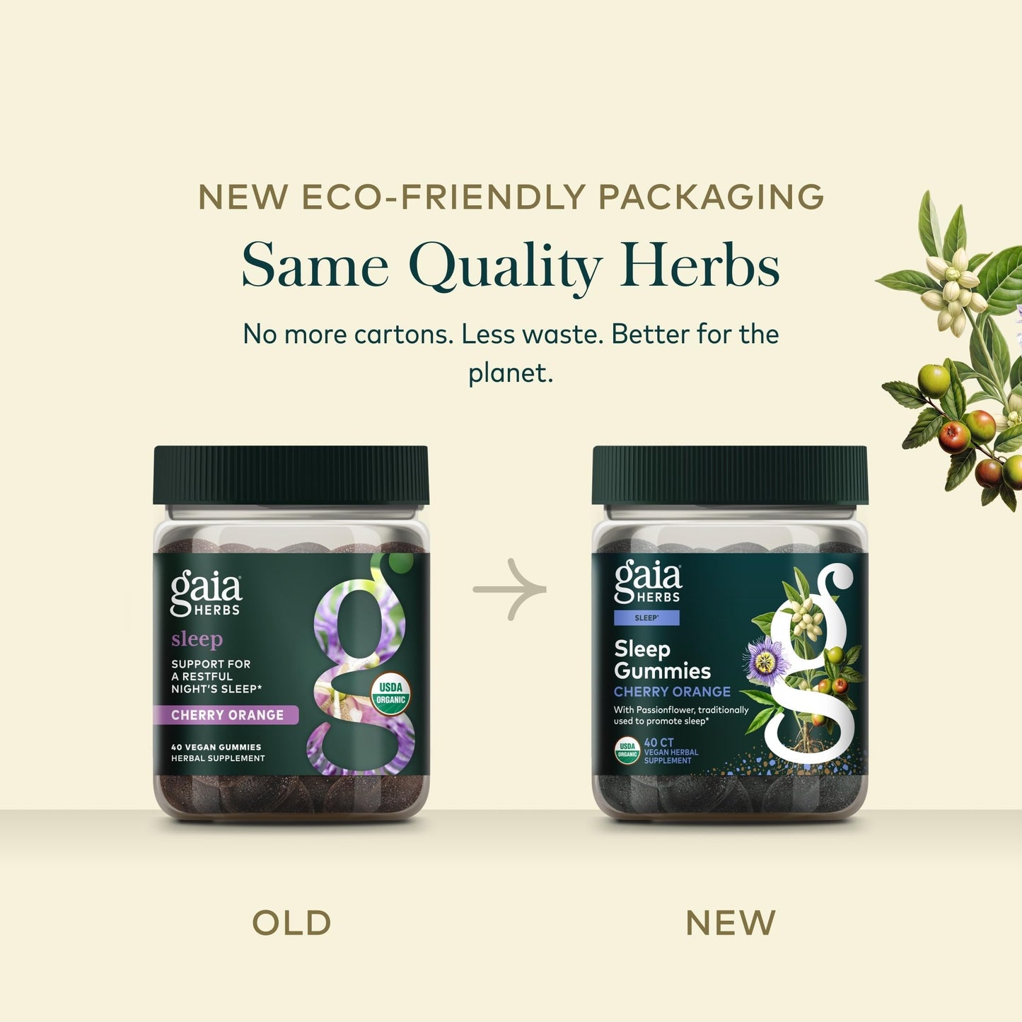 Gaia Herbs Sleep Gummies - Sleep Support, 40 Gummies