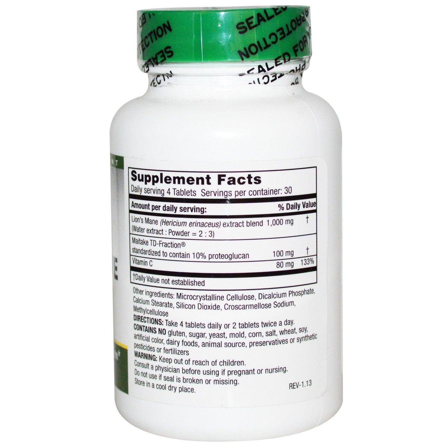 Mushroom Wisdom Super Lion's Mane Tablet 1 Count