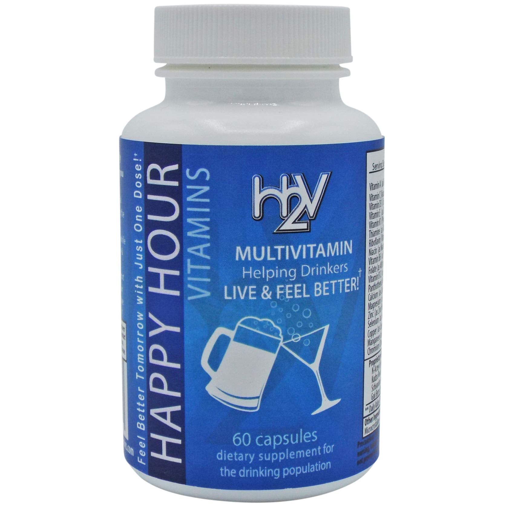 Happy Hour Vitamins Multivitamin Capsule, 60 Count