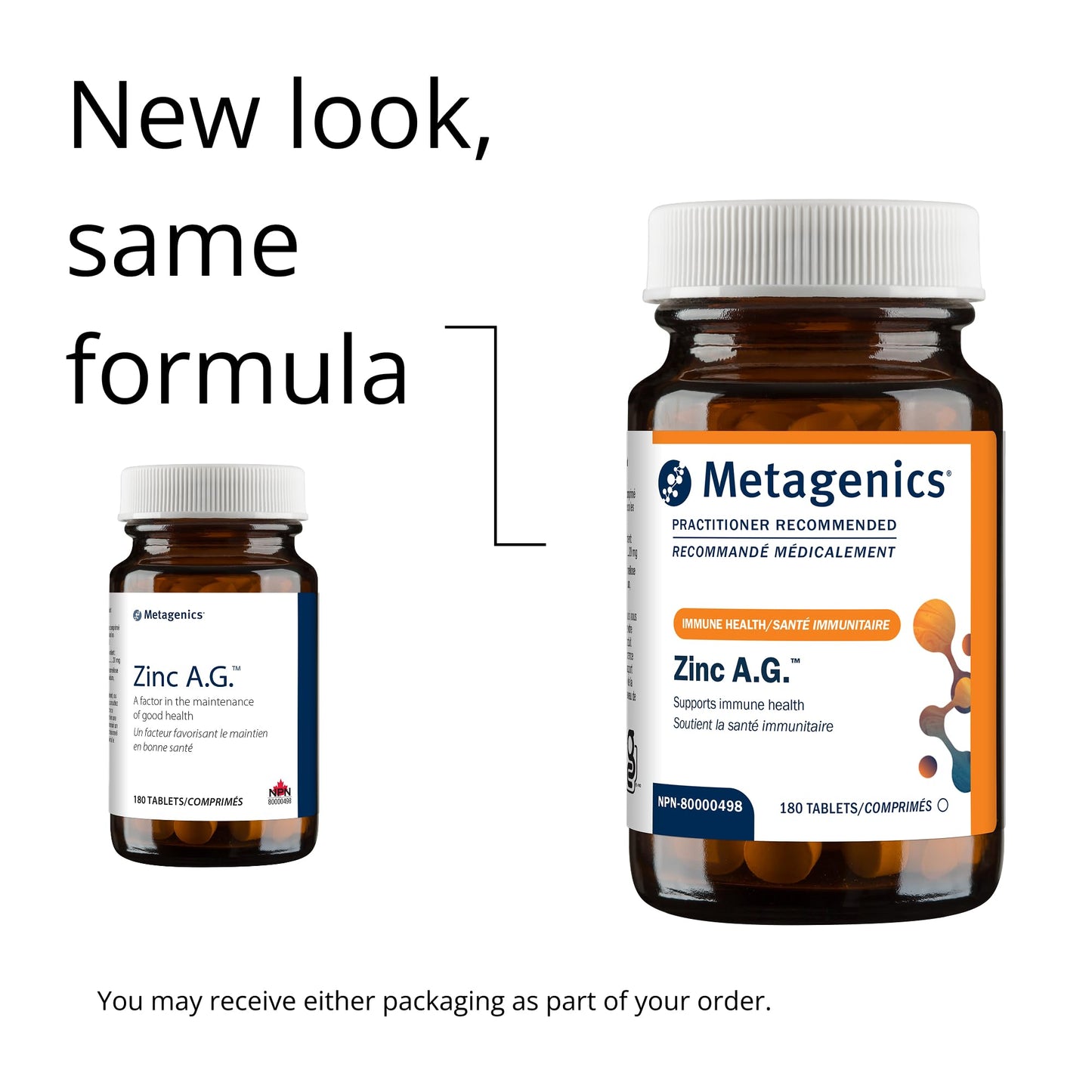 Metagenics Zinc A.G. Tablets, 180