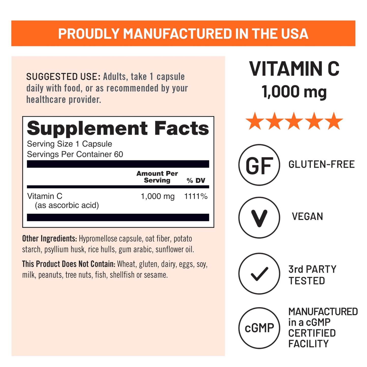 NatureWise Vitamin C 1000mg Capsules, 120 Count