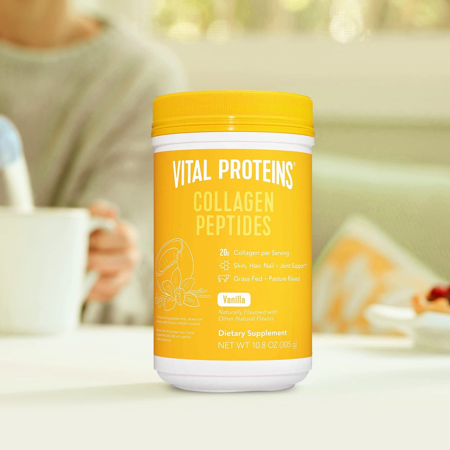 Vital Proteins Vanilla Coconut Water Collagen Peptides Powder, 10.8 oz