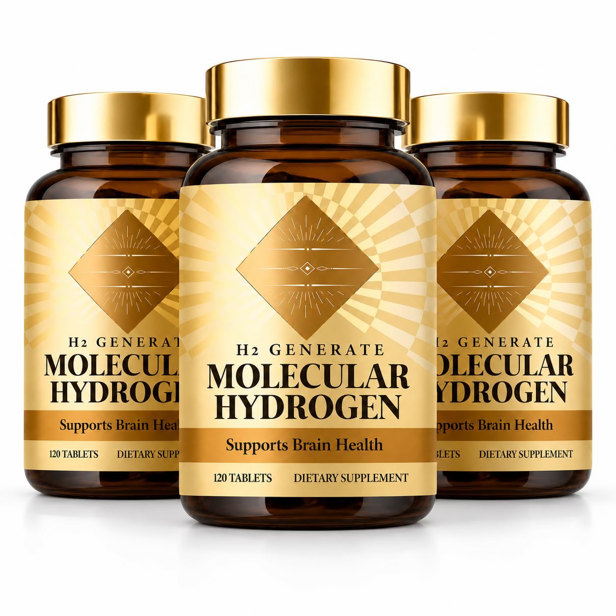 QDXHAYC Molecular Hydrogen Tablets with Magnesium, 360 Tablets