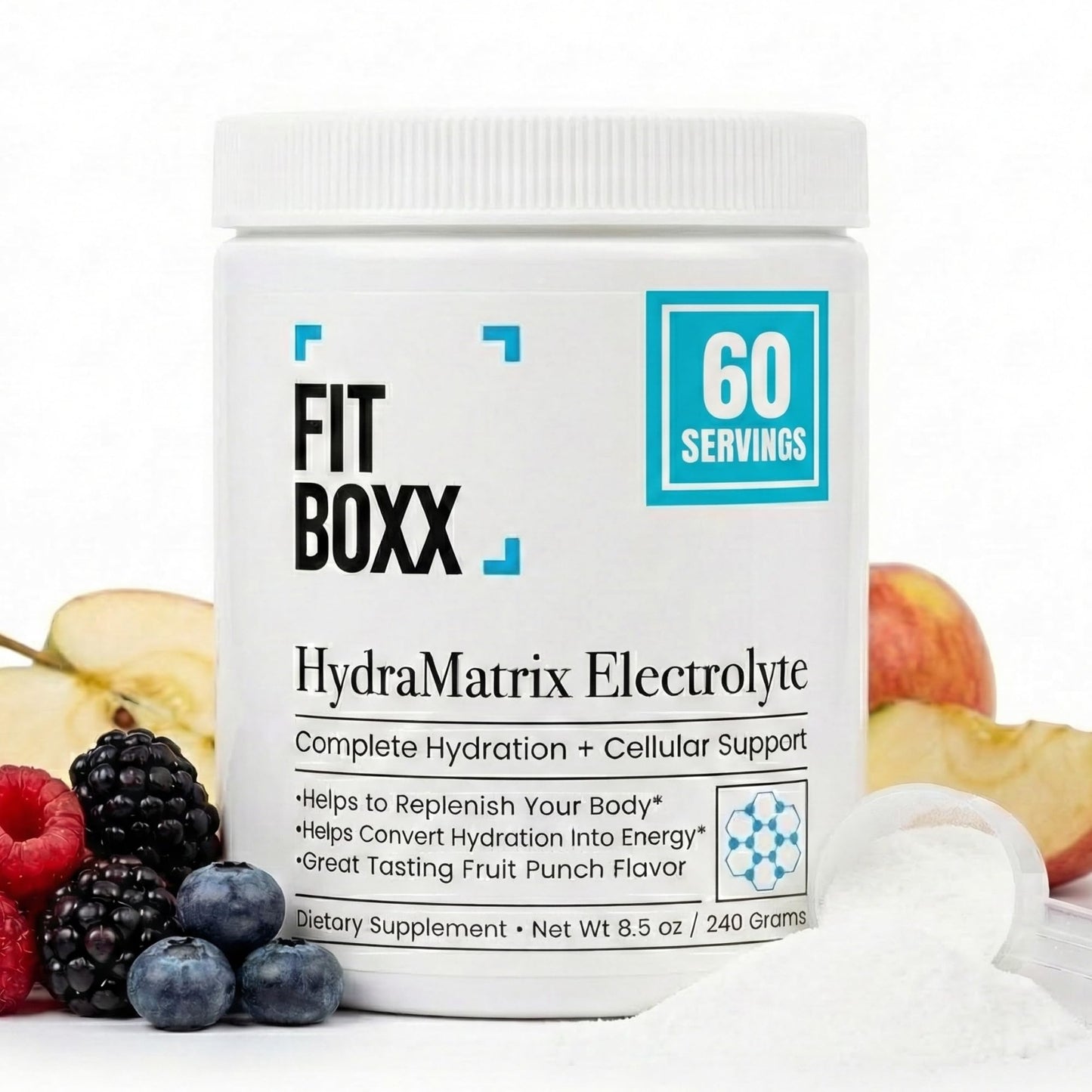 Fit Boxx HydraMatrix Electrolyte Powder 8.5 Ounce