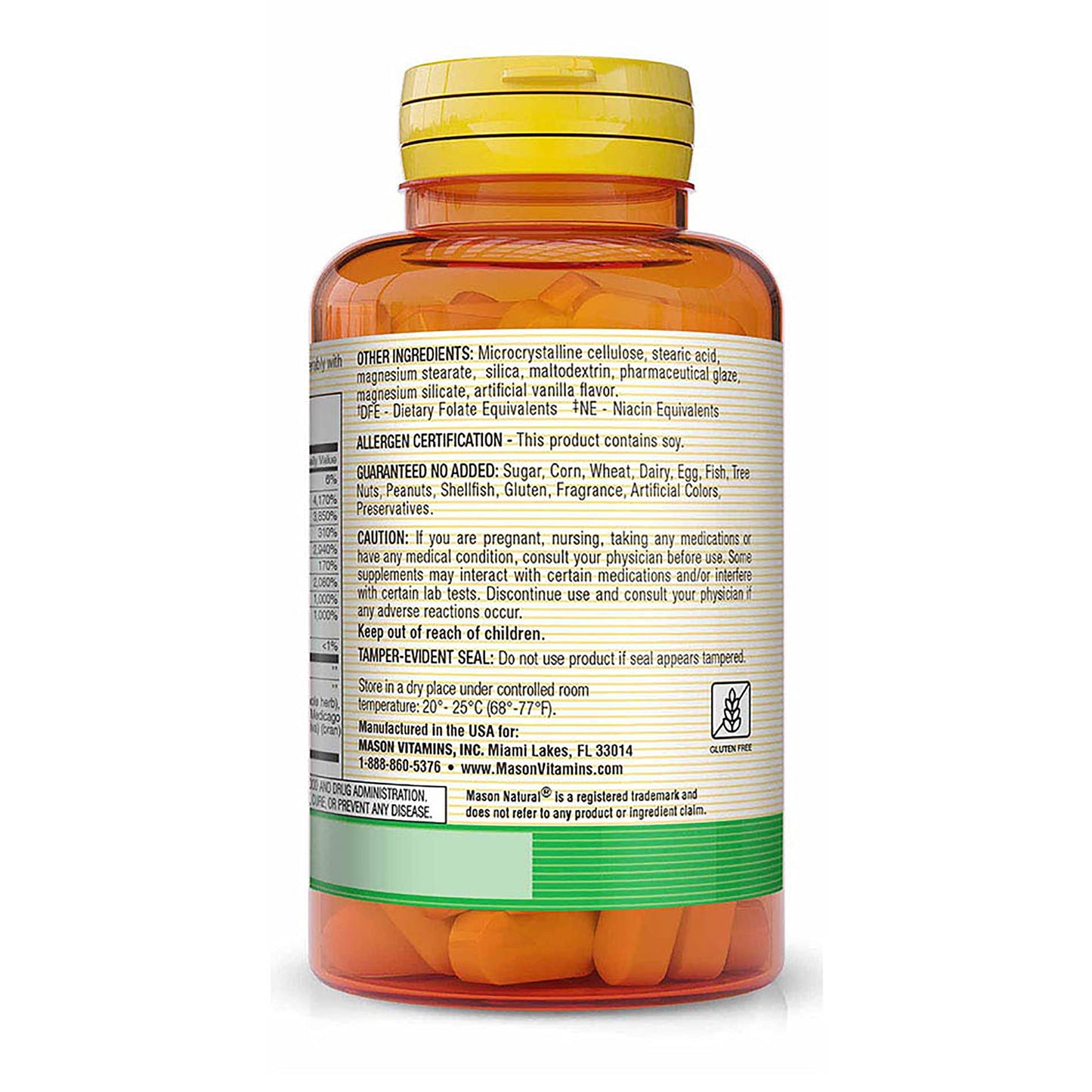 Mason Natural Super B-50 Complex Tablets, 60 Count