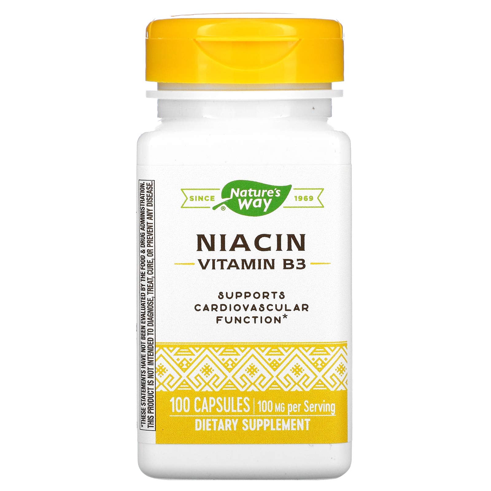 Nature's Way Niacin 100mg Capsule 100 Count