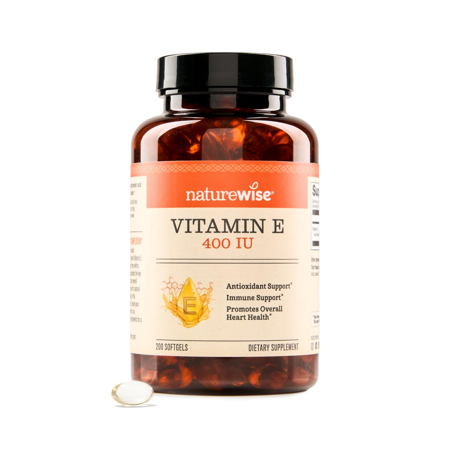 NatureWise Vitamin E 400 IU Softgels, 200 Count