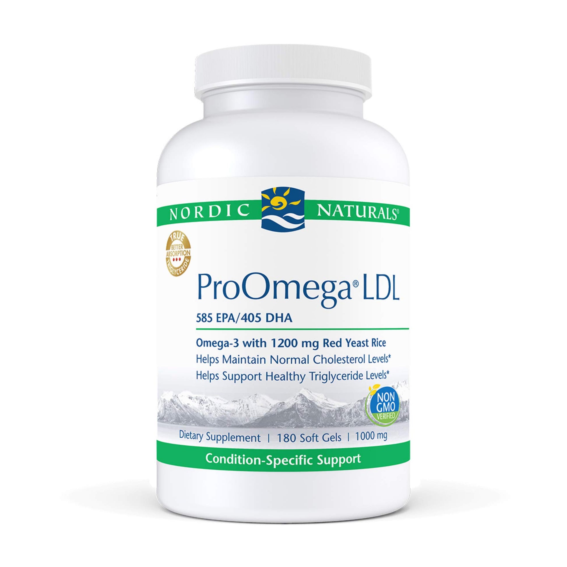 Nordic Naturals ProOmega LDL 1000mg Softgels 180