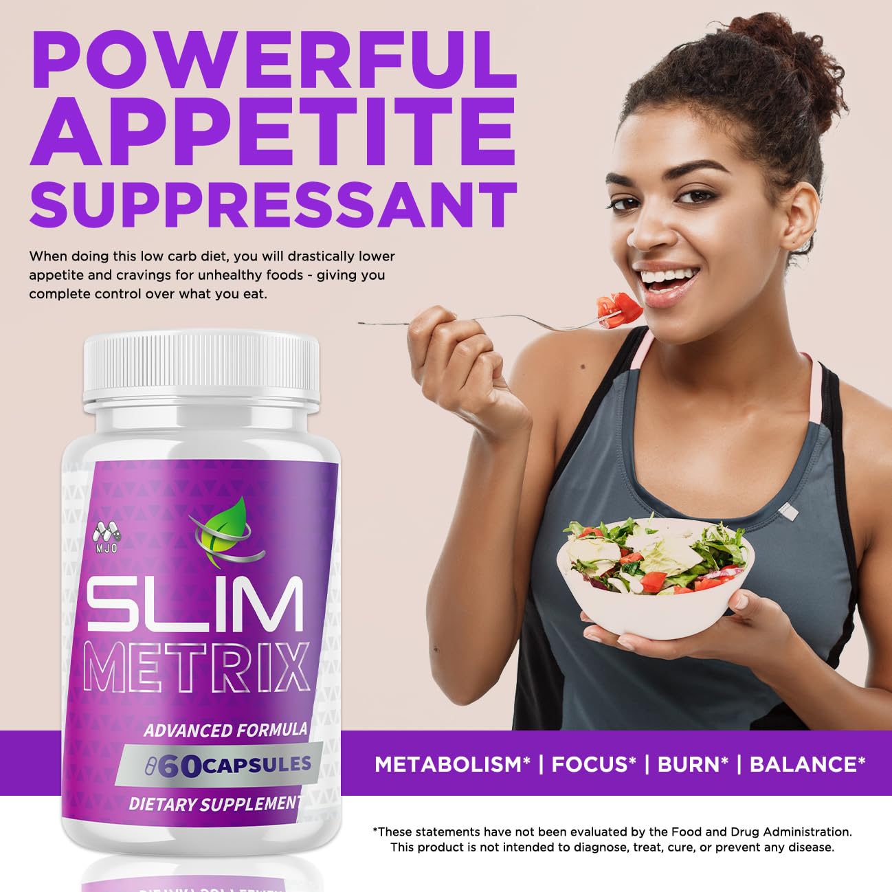 MJO Slim Metrix Capsules, 300 Capsules
