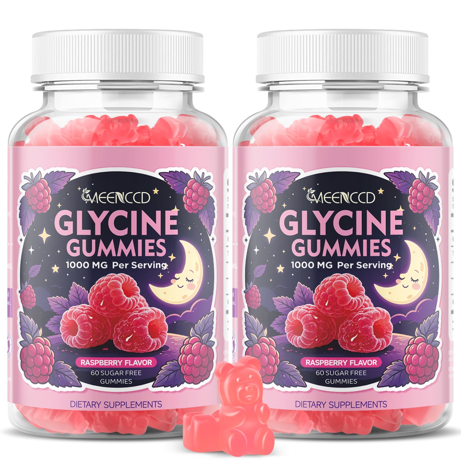 MEENCCD Glycine Gummies 120 Gummies