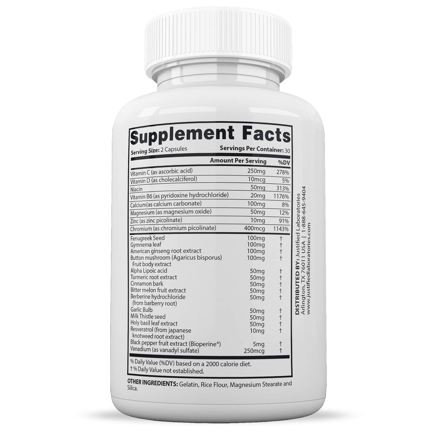 Justified Laboratories Blood Balance Max Capsules 180