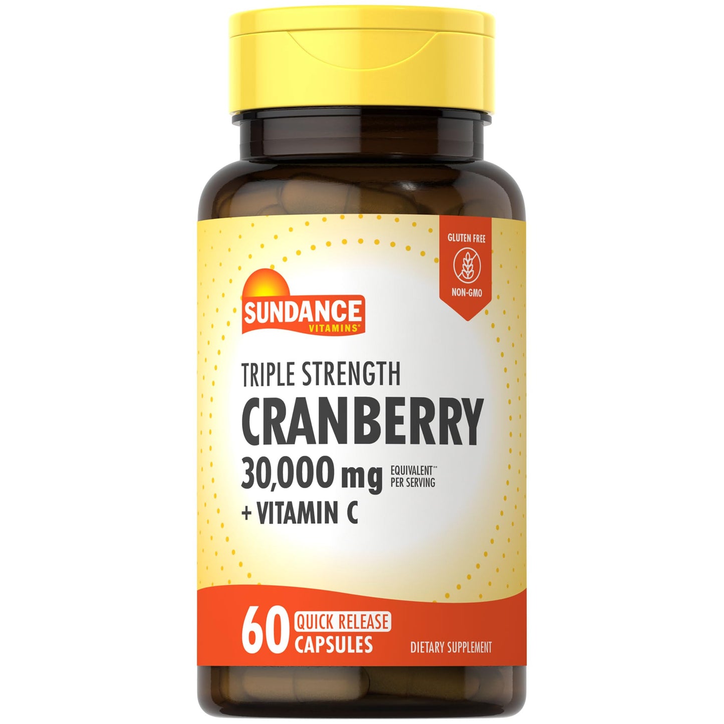 Sundance Cranberry Supplement Capsules 60 Count