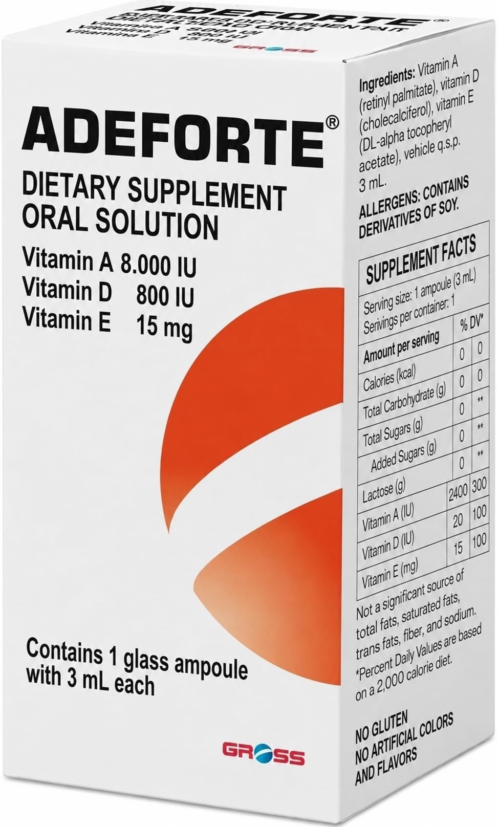 Generic Adeforte Vitamin A, D and E Capsule
